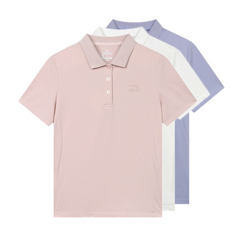 361度女子翻领POL衫新品2