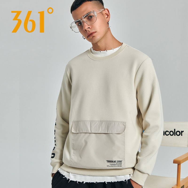 361°运动卫衣男秋款长袖圆领