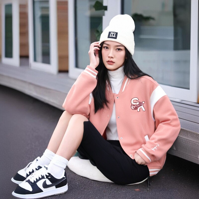 361度女士休闲棒球服新品图片