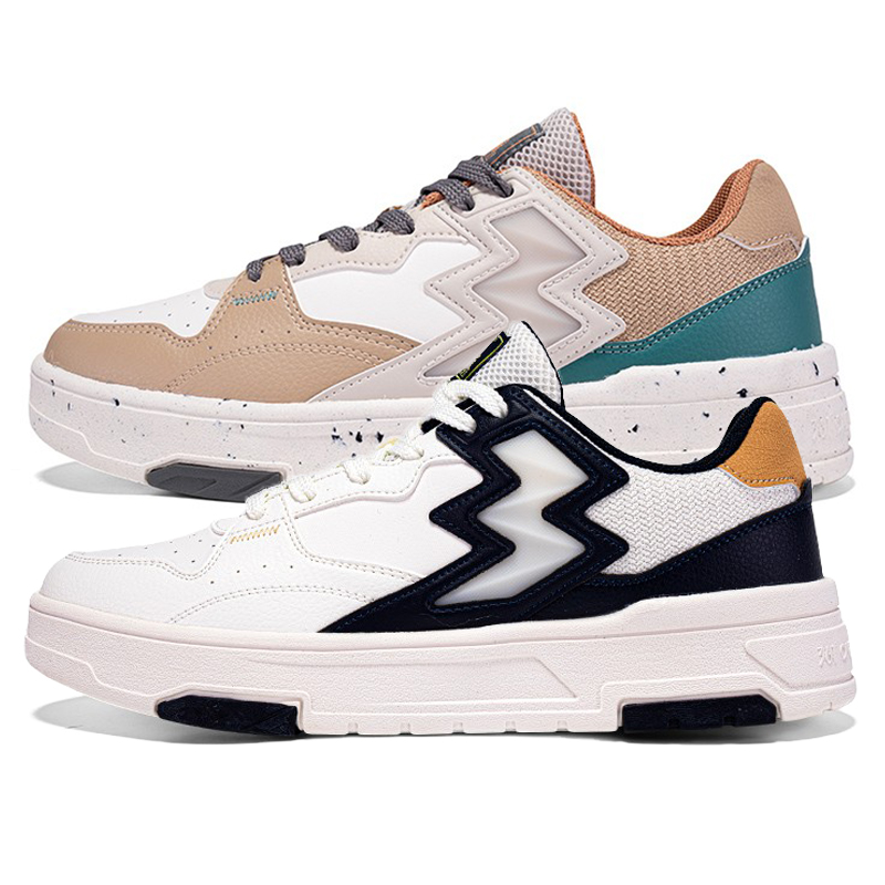 361度板鞋启航男帆布时尚