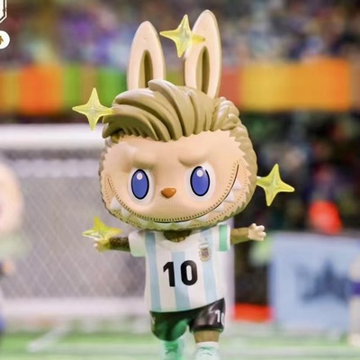 泡泡玛特阿根廷足球潮玩盲盒