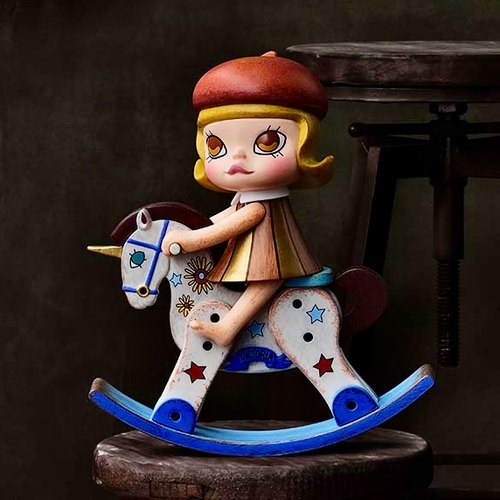 泡泡玛特molly盲盒正版