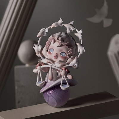 正版POPMART泡泡玛特SKULLPANDA进退之门系列手办盲盒潮玩礼物SP
