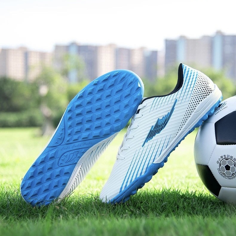 福驰碎钉足球鞋男正品儿童碎钉成人系带足球鞋男女耐磨防滑TF透气