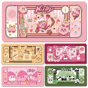 鼠标垫女生超大可爱卡通学习办公桌垫笔记本电脑键盘垫子护腕ins