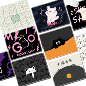 卡通个性 鼠标垫子可爱男女生创意办公电脑键盘垫锁边ins风书桌垫