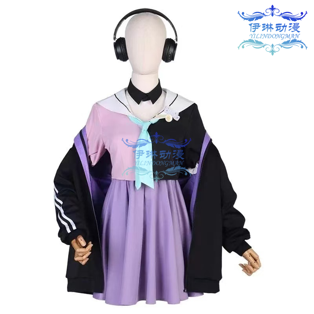 伊琳动漫 明日方舟U-Gigamax主播U尤里卡cosplay游戏服装女装