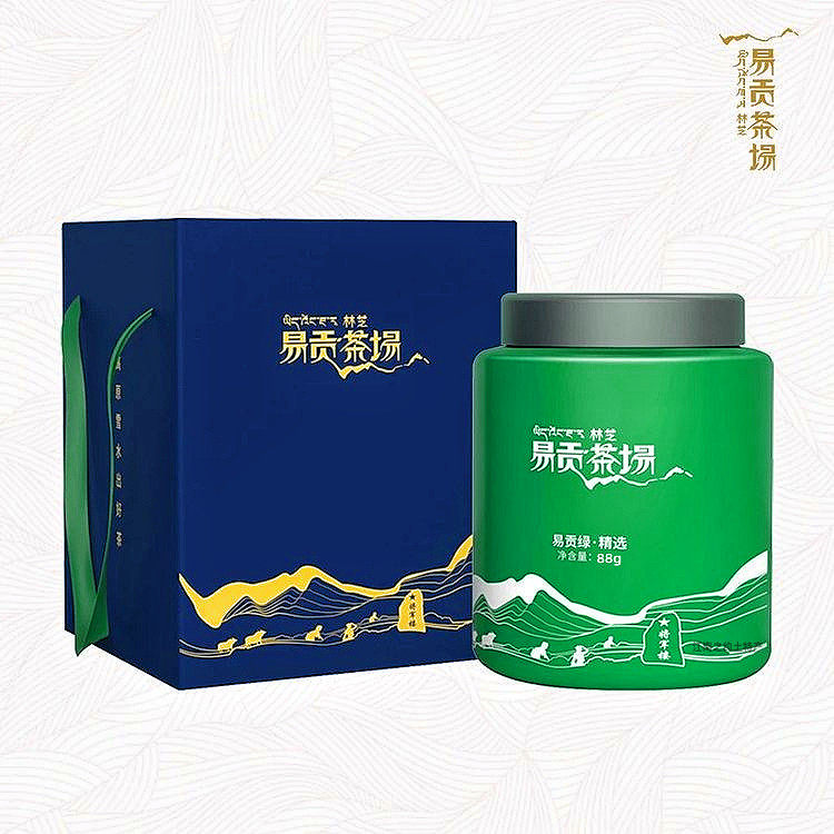 西藏易贡绿茶林芝雪域茶谷绿茶叶精选高原茶场茶88克