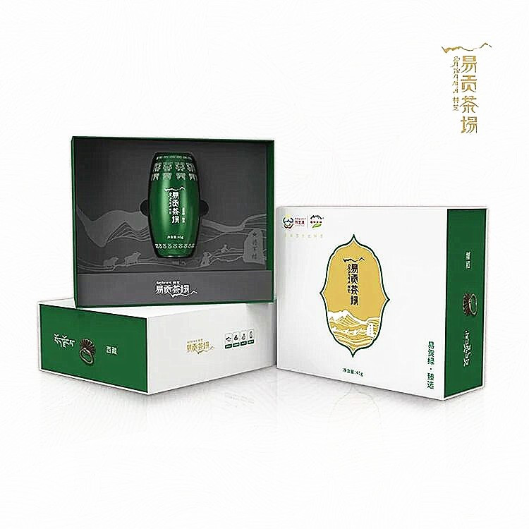 西藏高原易貢雪域茶谷茶場(chǎng)禮盒臻選濃香型綠茶45g