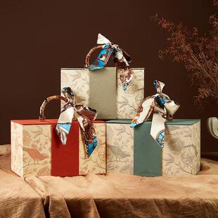 高档喜悦散茶桶普洱茶古树红茶福鼎老白茶包装盒通用绿茶空礼品盒