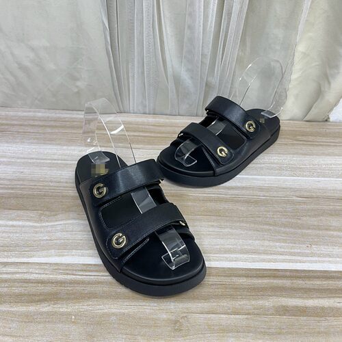 百搭圆头魔术贴平底拖鞋博肯凉鞋