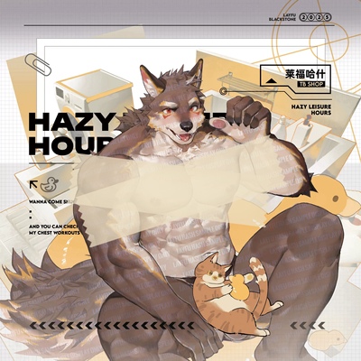 【一月发】莱福黑石 「雾面时光」亚克力立牌 FURRY兽人周边