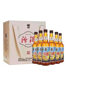 汾酒55度二代复古馆藏甄品汾酒475mlX6高度清香型白酒礼盒装