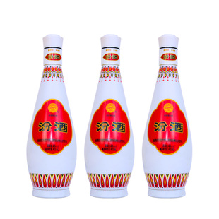 汾酒48度乳白汾酒乳玻汾475mlX3清香型白酒3瓶装