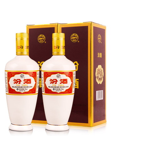 出口礼盒瓷汾2瓶装白酒