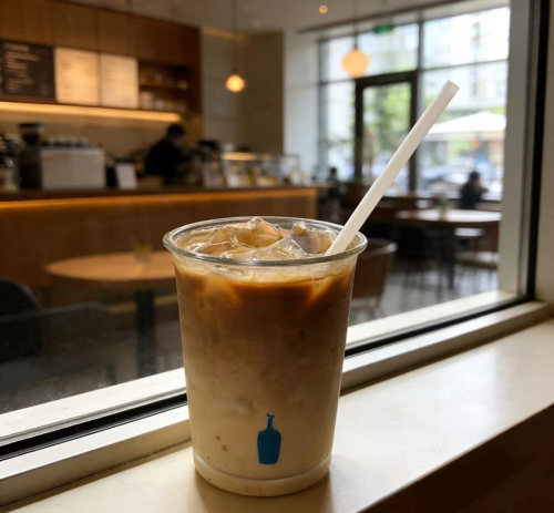 亏本清仓bluebottle蓝瓶冷饮简约美式咖啡杯耐高温ins风玻璃杯