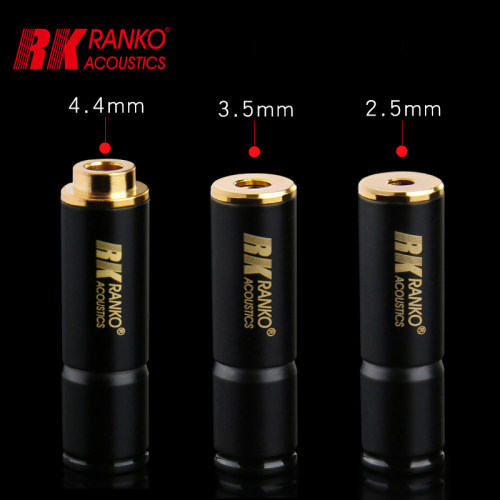 美国RANKO龙格2.5mm 3.5mm 4.4mm平衡母座 ie800s延长线 转接母头