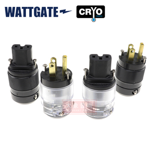 力高行货美国瓦特WATTGATE冷冻版5266i 320i美式发烧电源插头插尾