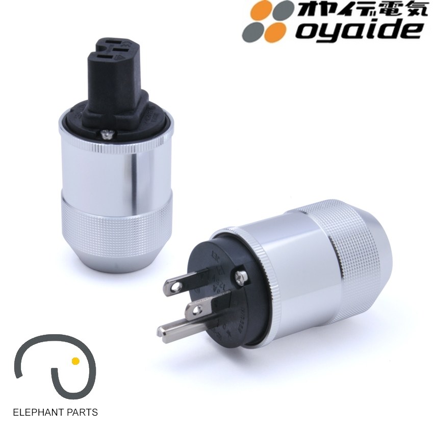 日本Oyaide欧亚德M1插头F1插尾美式音响旗舰电源线升级专用促销价