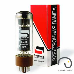 俄罗斯SVETLANA斯维特拉娜EL34电子管代6P3P精密免费配对声音甜美
