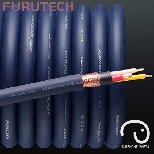 古河 Furutech FP-3TS762 OFC 音响HIFI无氧铜电源线  散线促销