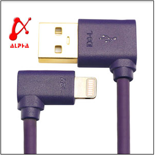 古河 furutech id8-l  iphone lightning转usb a口转换数据线弯头