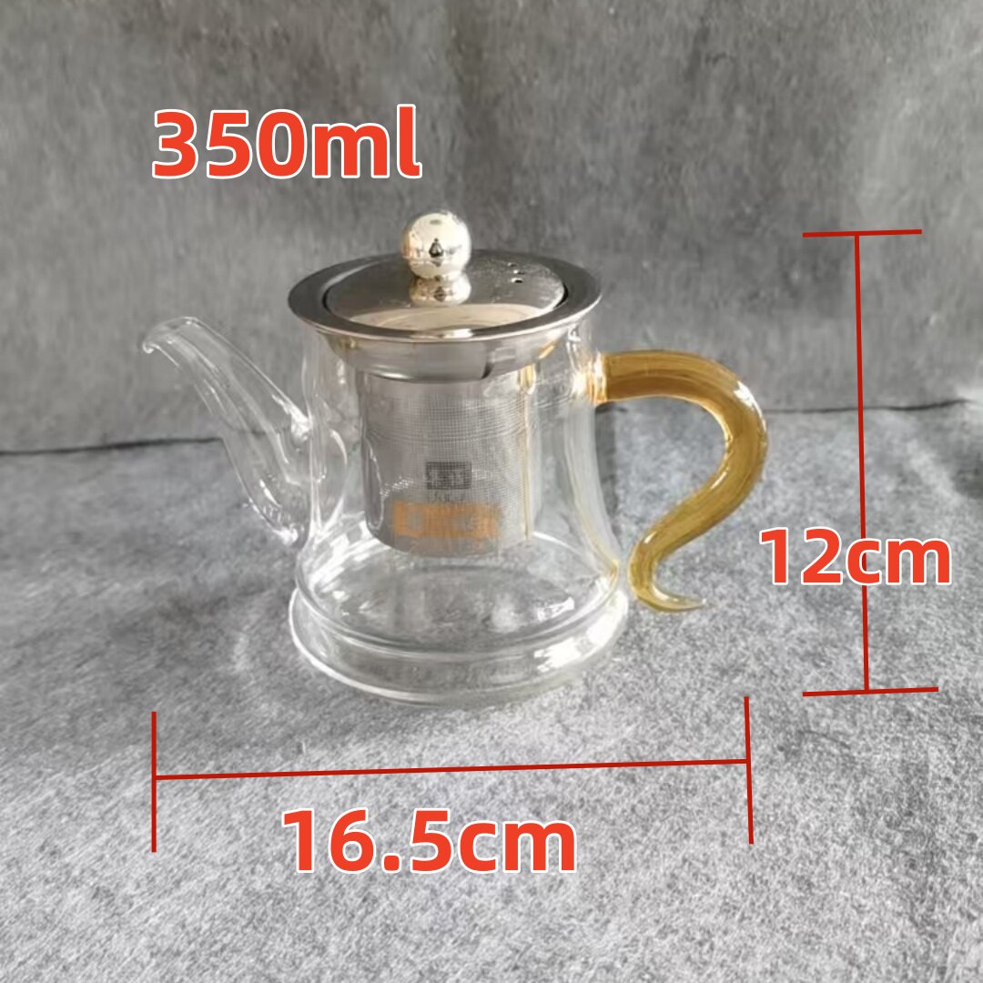 玻璃茶壶泡茶器家用花茶功夫沏茶专用耐热过滤冲茶具单壶清仓捡漏