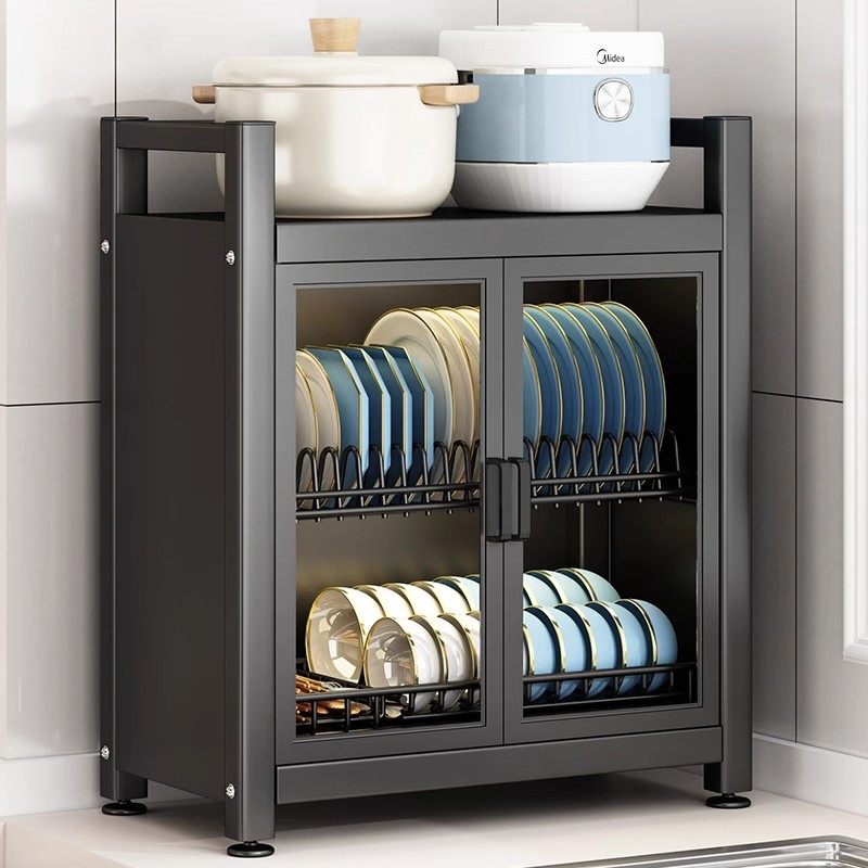 日本不锈钢厨房台面碗碟盘筷子收纳沥水架多功能防尘碗柜2025新款,厨房/烹饪用具,碗架,淘宝优惠券,粉丝福利购,淘宝优惠卷