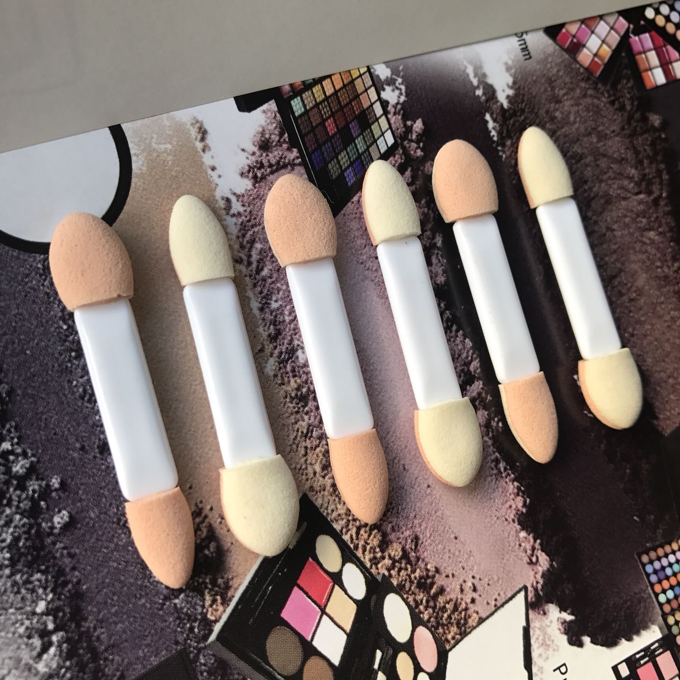 双头海绵棒化妆刷送盒子