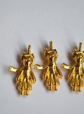 小王子铜件吊坠立体可爱DIY配件手作【D2】