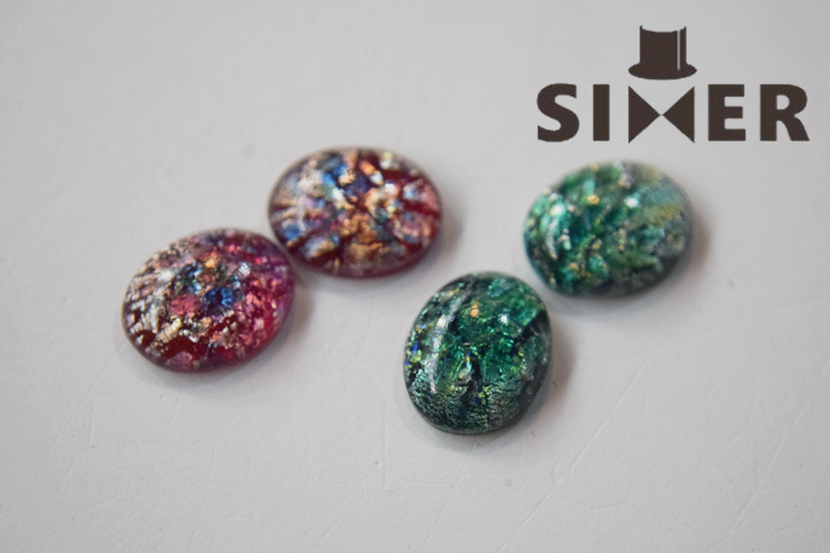 进口琉璃欧泊10*8多色宝石贴片