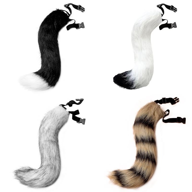 狐狸尾巴耳朵个性项圈铃铛