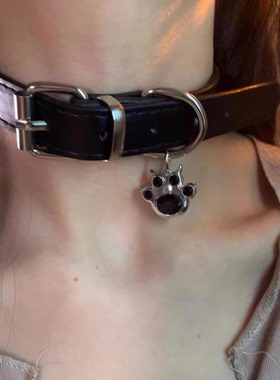 猫爪吊坠choker项圈女亚文化