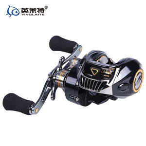 英莱特13轴水滴轮高速比防炸线金属远投微物轮筏钓轮渔轮路亚线轮