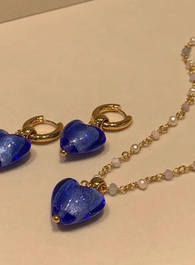 小众设计款浪漫旅行项链耳环