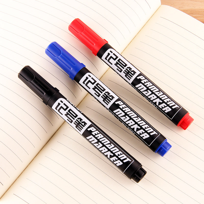 粗头记号笔防水勾线标识笔单头记号笔绘画描边描线笔