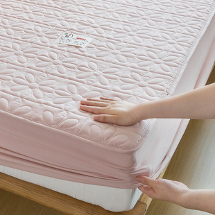 A类大豆纤维夹棉床笠单件夏季 全包床罩床垫保护罩防尘床单套防滑