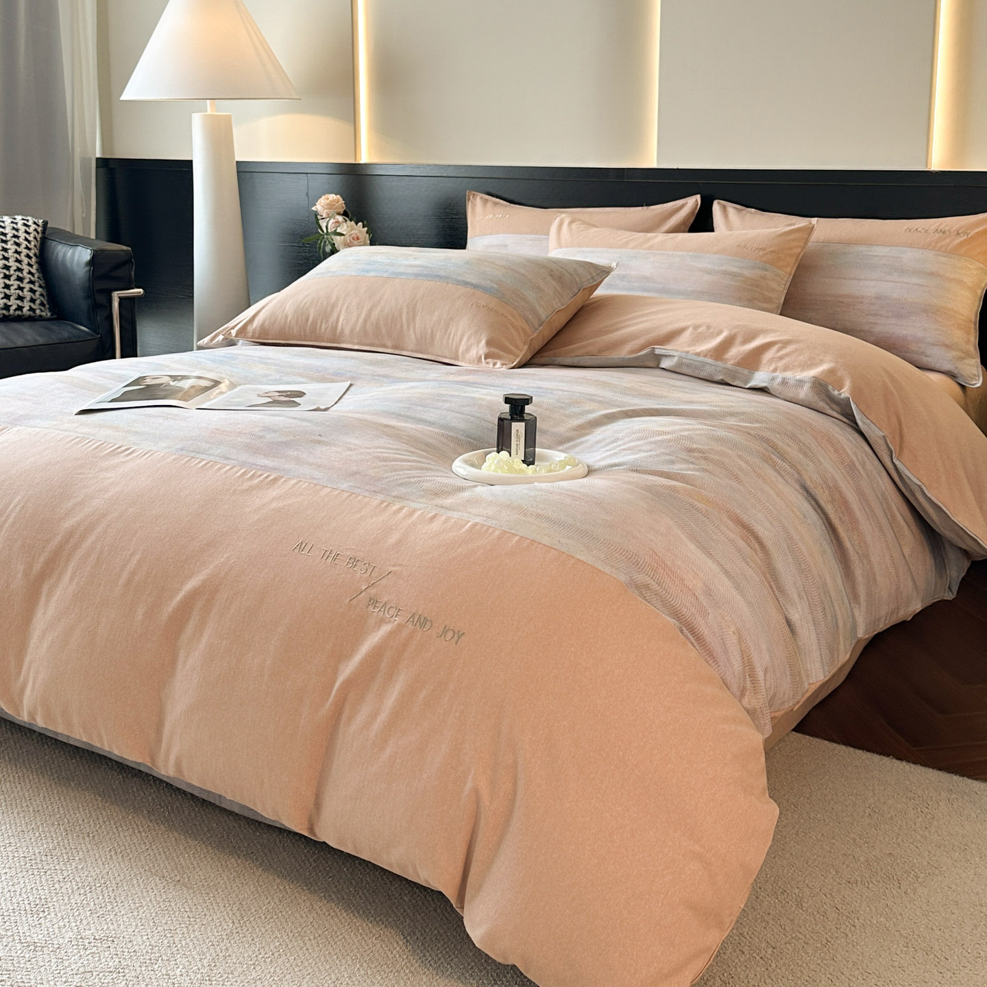 A类高端全棉磨毛四件套