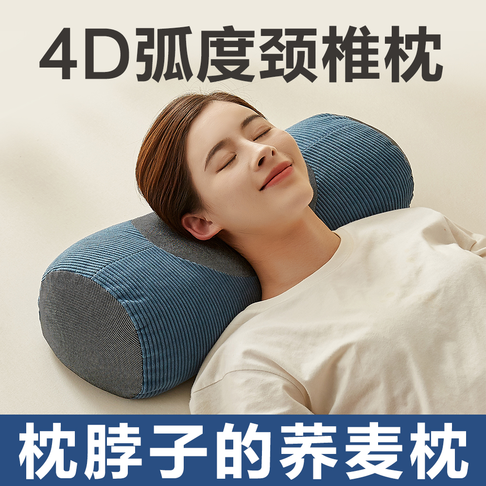 蕎麥枕頭枕芯護頸椎助睡眠