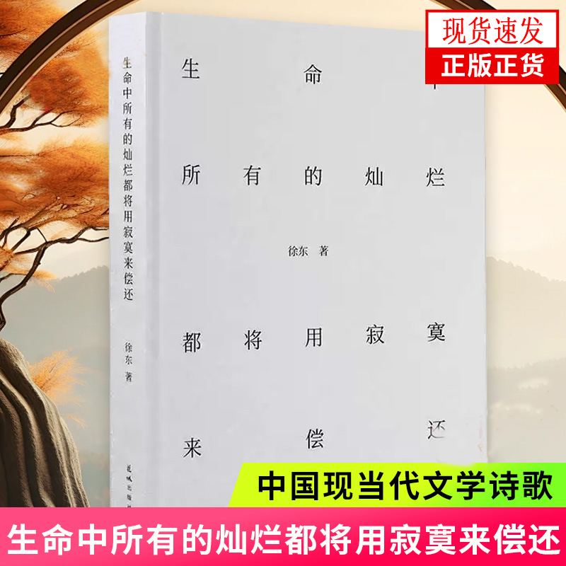 【现货正版】生命中所有的灿烂都将用寂寞来偿还 徐东作品 一部炽热又平静的中年絮语既然生命无常就让我们互为盛宴