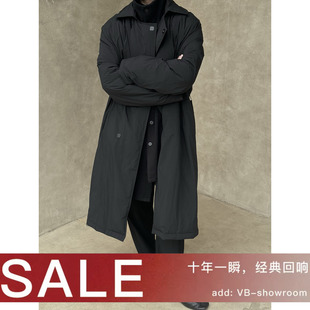 中式立领简约高级感长款羽绒服