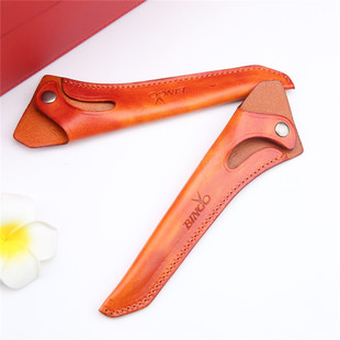 飞牌单支装美发剪刀套真皮理发剪刀盒子剪刀套独立包装