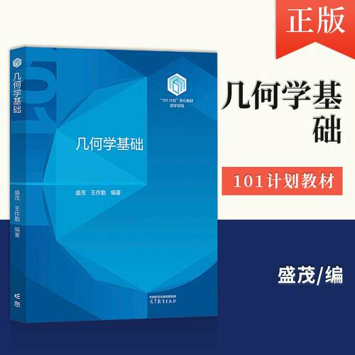 几何学基础 盛茂 王作勤 9787040644562 高等教育出版社 101计划核心教材数学领域 大学教材书