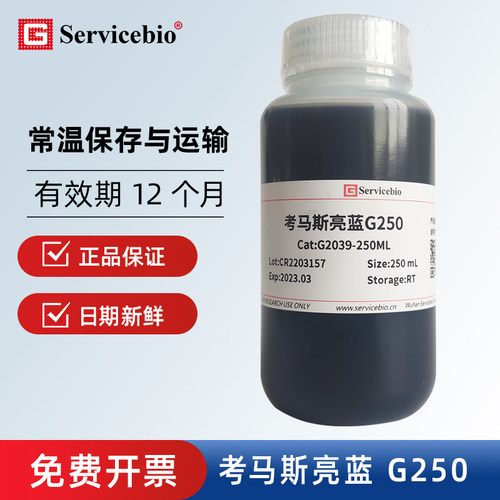 ServicbioBradford法G250补充装