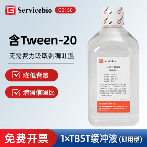 Servicebio赛维尔 G2150 1×TBST缓冲液（即用型）含Tween-20