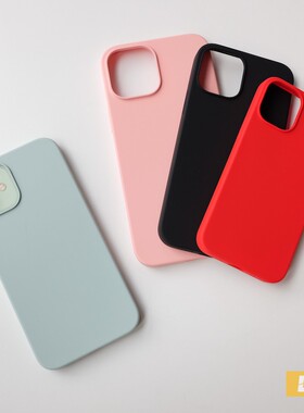 全包液态硅胶手机壳 iPhone12ProMax 轻薄紧致 简凝纯色轻薄