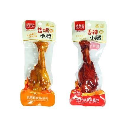 乡巴佬风味小腿王40g五香卤味小鸭翅根腿肉类零食整箱熟食鸭翅根图片