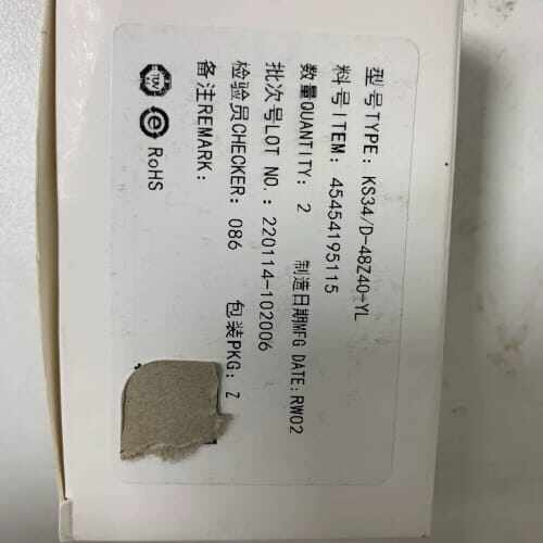 KS34固态继电器KS34/D-48Z40-YL，全新原包装议价