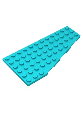 高砖积木零件GDS-M214配件6x12 楔形板(右)兼容30356小颗粒散件