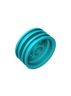 高砖积木零件GDS-M233配件轮毂兼容56904小颗粒MOC拼插散件